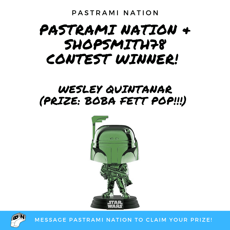 Winner of the Pastrami Nation/ ShopSmith78 Contest Announced Winner of the Pastrami Nation/ ShopSmith78 Contest Announced