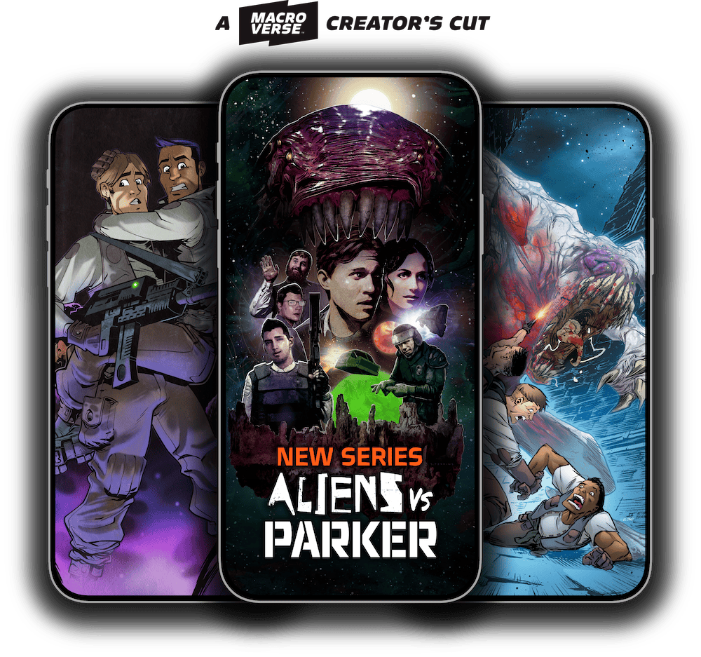 Paul Scheer & Nick Giovannetti Launch Exclusive ALIENS VS PARKER “Creator’s Cut” on Macroverse Paul Scheer & Nick Giovannetti Launch Exclusive ALIENS VS PARKER “Creator’s Cut” on Macroverse