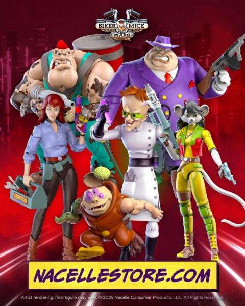 NACELLE REVEALS NEXT WAVE OF BIKER MICE FROM MARS ACTION FIGURES AND ACCESSORIES